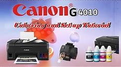 CANON G4010 PIXMA Inkjet 4in1 Printer Unboxing and Set-up Tutorial.