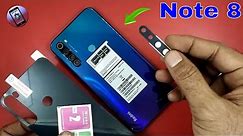 Redmi Note 8 Back Glass With Camera Lens Protector Review