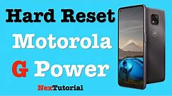 How to Factory Reset Motorola G Power | Hard Reset Moto G Power | NexTutorial