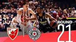 Partizan wins a thrilling Serbian derby! | Round 21, Highlights | Turkish Airlines EuroLeague