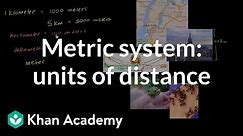 Metric system: units of distance | 4th grade | Khan Academy