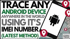 How To Trace A Phone Using It's IMEI Number | How To Track/ Trace A Lost Phone Worldwide? 💯% FREE