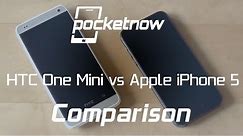HTC One Mini vs iPhone 5 | Pocketnow