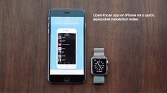 Facer iOS for Apple Watch Tutorial
