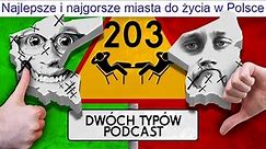 Top 10 NAJGORSZYCH miast w Polsce | Epizod 203 - Dwóch Typów Podcast