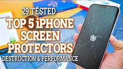 I Tested & Broke $1500 worth of iPhone Screen Protectors: Top Picks Revealed!