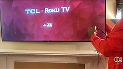 How to Install a 65” TCL Roku TV in 8 minutes