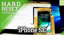 APPLE iPhone SE Hard Reset / Bypass Passcode / Recovery Mode / Format