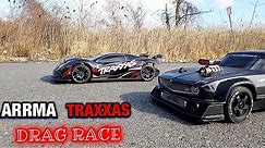 Arrma Felony 6s vs traxxasXO1 6s The Drag Race