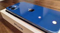 iPhone 12 Unboxing Experience and First Impressions - Blue Model