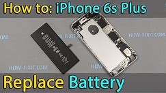 How to replace iPhone 6s plus battery