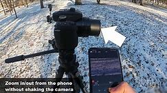 How to use Smartphone as Display & Remote Control (Panasonic FZ82, Record, Focus, Zoom)