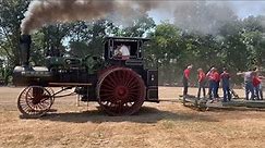 2- 110 HP Case Steam Traction Engines Plowing and IHC TITAN Pinkneyville Illinois Aug 2019