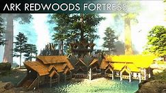 Epic Redwood Tree Fortress Build | Ark: Survival Ascended
