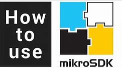 How to use mikroSDK