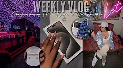 WEEKLY VLOG: Christmas shopping, new Iphone 15 pro max, PNE winter fair