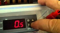 How to program a STC-1000 temperature controller