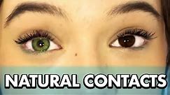 11 Natural Color Contacts Try-On & Review (Dark Brown Eyes) ... Fiona Frills