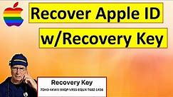 Lost Apple ID Access- How to Recover w/Recovery Key Part 2
