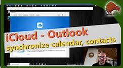 Synchronize iCloud with Outlook