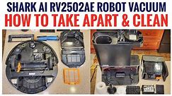 Shark RV2502AE Robot Vacuum How To Take Apart & Clean Filters QUICK FIX MONTLY MAINTENANCE