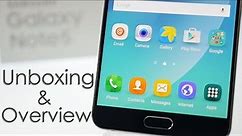 Samsung Galaxy Note 5 Unboxing & Overview