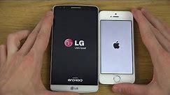 LG G3 vs. iPhone 5S - Which Is Faster? (4K)