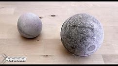 DIY concrete spheres