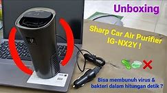 ■Unboxing■ Sharp Car Air Purifier IG-NX2Y
