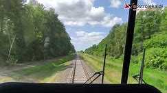 Przejazd drezyną po zmodernizowanej linii kolejowej Ostrołęka - Chorzele
