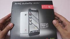 HTC Butterfly Unboxing & Overview