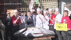 Giant Tuna Sold for Nearly $800,000 at Tokyo Market New Year's Auction