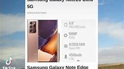 Samsung Galaxy Note 20 Ultra vs Samsung Galaxy Note Edge