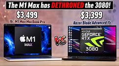 16" MacBook Pro vs RTX 3080 Razer Blade - SORRY Nvidia..