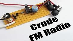 Build your own Crude FM Radio || FM,AM Tutorial