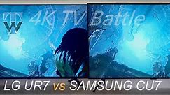 LG UR7300 vs Samsung CU7100 Smart TV