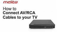 How to connect your TV with RCA/AV Cables ----- Maite Support
