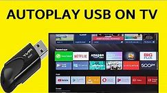 How to automatically display a USB pen drive when plugged in to your TV?