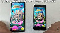 iPhone SE 2020 vs Samsung S20 FE 5G Speed Test