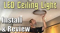LED Kitchen Ceiling Light Install And Review