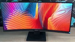 Philips 346B1C Curved UltraWide Monitor Unboxing