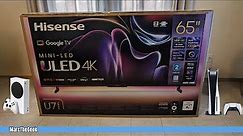 Hisense 65 Inch U7K Series Mini-LED / Great for PS5 & Xbox Series