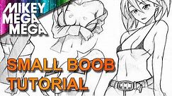 How To Draw BOOBS 1 |A-B CUP BREASTS| IN ANIME MANGA