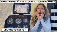 EMERGENCY HELICOPTER MANEUVER : How to do an Autorotation