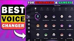 BEST Real-Time Voice Changer for YOUTUBERS & STREAMERS on PC 2024✅!