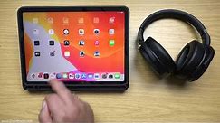 How To Connect And Pair Bluetooth Headphones To iPad Pro 2020
