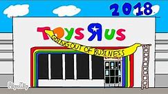 The life of a Toys “R” Us building in 43 seconds. #toysrus #history