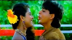 Jaati Hoon Main Jaldi Hai Kya | Shahrukh & Kajol Romantic Love Song | Kumar | Alka | Karan Arjun