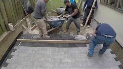 Beginners learn to quickly install Pavers | Concrete and Cement work Contractor