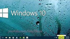 Windows 10 : How to open settings